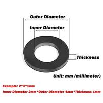 Black Soft Rubber Flat Washer M2 M2.5~M42 Anti Oil Seal Washers Waterproof O-Ring Hose Plumbing Gaskets Insulation Gasket Ring M10x22x3mm-10PCS