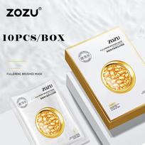 ZOZU Fullerene Sheep Placenta Brushing Kaukė pagerina sauso veido kaukę drėkinanti maitinanti aliejaus kontrolės kaukė 10pcs white