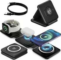 „Teltech“ belaidis indukcinis šildytuvas „MagSafe 3w1 15W“ + C tipo laidas - C tipo Juda