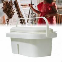 Paint Brush Basin Artist Pen Washer Water Bucket with Brushes Holder Kids for balta