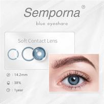 Eyeshare Spalvoti kontaktiniai lęšiai Tamsiai mėlyni kontaktiniai lęšiai Natūraliai rudi kontaktiniai lęšiai Žali spalvoti kontaktiniai lęšiai 2 poros per metus 0