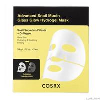 COSRX Advanced Snail Mucin Glass Glow Hydrogel Mask 3EA (+Free gift)