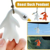Car Roast Ducks Car Rearview Mirror Pendant Car Interior Decoration Small Roast Ducks Car Pendant One Size