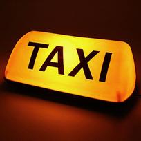 Universal Adhesive Yellow Base Taxi Sign 12V Cab Roof Top Topper Car Sign Lamp