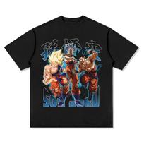 Son Goku Dragon Ball All Forms Vintage Oversized T-Shirt, Anime Super Saiyan Graphic Tee, Unisex Casual Top 4XL