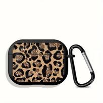 Earphone Cases Cover Case For Airpods 4 3 Pro2 Pro3 2 1 Pro Cartoon Leopard Print Pattern Airpods 4