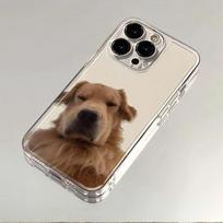 Phone Case For IPhone 17E 17 16E 16 Plus 15 11 12 14 13 Pro Max Cute And Honest Golden Fur Fundas Cover Funny Luxury Clear Funda iphone 17 Pro