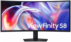 Monitorius „Samsung ViewFinity S8 LS40H850TAUXEN“ – 144 Hz | 5K2K | VA lenktas | 40 colių | „Thunderbolt 5“ | KVM