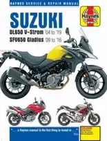 KNYGA Editors of Haynes Manuals Suzuki DL650 V-Strom & SFV650 Gladius (04 - 19)