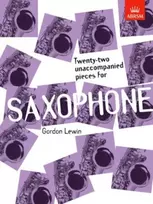 KNYGA Gordon Lewin Twenty-two Unaccompanied Pieces for Saxophone