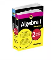 KNYGA Mary Jane Sterling Algebra I For Dummies Book + Workbook Bundle