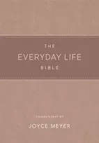 KNYGA Joyce Meyer Everyday Life Bible Blush LeatherLuxe®