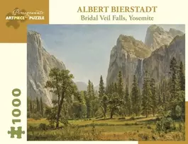 KNYGA Bookshop Albert Bierstadt Bridai Veil Falls Yosemite 1000-Piece Jigsaw Puzzle