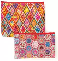 KNYGA Bookshop Kaffe Fassett’s Fabulous Florals Eco Pouch Set