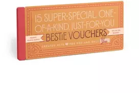 KNYGA Knock Knock Knock Knock Knock Fill in the Love Bestie Vouchers, Booklet of 15 Friend Coupons
