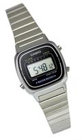 CASIO Standard Digital Watch Silver Black [Casio] Women's LA670WA-1D [Used]
