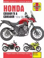KNYGA Editors of Haynes Manuals Honda CB500F/X & CBR500R update (13 -20)