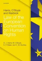KNYGA David Harris Harris, O'Boyle, and Warbrick: Law of the European Convention on Human Rights