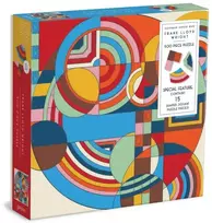 KNYGA Galison Frank Lloyd Wright Hoffman House Rug 500 Piece Puzzle with Shaped Pieces