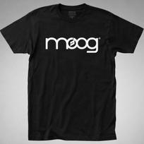 MOOG BLACK T-SHIRT Logo Synthesizer 80s piano Analog Modular Synth Edm Dj Music XL