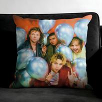 5-5Sos Band Cushion Cover Pillowcase Ultra Soft Skin Friendly Fabric Cloud Like Comfort & Concealed Zipper Peach skin 18*18(CM)-1Pcs