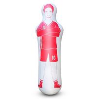 Air Mannequins Free Kick Defender Inflatable Punching Bag Football Practice Tumbler for Home Exercise for Children Adults raudona