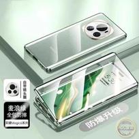 For Honor Magic 7 Pro Metal Frame Full Protection Tempered Glass Case For Honor Magic7Pro Magnetic Adsorption Double-Sided Cover For Honor Magic 7Pro