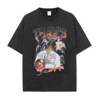 Travis Scott Oversized Washed Tee S įvairiaspalvis