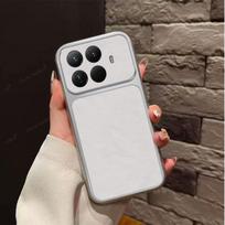 Skirta Xiaomi 17T Pro Kameros Lęšio Apsauga Matinis Telefono dėklas Skirta Xiaomi Mi 17T Pro Litchi tekstūros Oda Silikoninis Galinis Dangtelis For Xiaomi 17T Pro balta