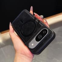 Applicable to Google PIXEL10 mobile phone case, the new 9ProXL Lingshield magnetic flip disc insert card holder leather case Google PIXEL 10/10Pro juoda