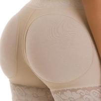 HOURGLASS FAJA WASP WAIST Comfort Underwear for Women Invisible Panty Shapewear Butt Lifter Shorts Xs smėlis
