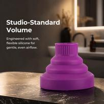 Portable Silicone Hair Diffuser Silicone Material Collapsible Diffuser Attachment  For Curly Hair