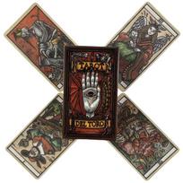 Tarot Del Toro Kortos 78 kortų orakulas Anglų kalba Vizijų būrimo leidimas Stalo žaidimai