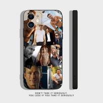 G-Glen P-Powell For iPhone 17,16,15,14,13,12,11,Pro,X,XS,Max,XR,Plus,Mini Soft Silicone Phone Case Black Shockproof TPU iPhone12
