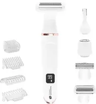 Rio Go Smooth 4-in-1 moteriškas skustuvas ir bikini trimeris, baltas