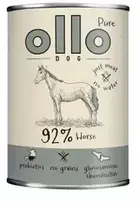 OLLO Pure Arklys Mono – šlapias šunų maistas – 850g