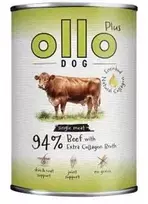OLLO Plus Collagen Mono jautiena – drėgnas ėdalas šunims – 800g