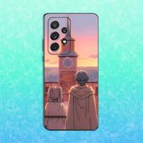 Cute F-Frierens Animation Phone Case For Samsung S25,S24,S23,S22,S21,S20,S10,Ultra,Plus,Lite,FE,Soft Silicone Black Cover Samsung S21lite