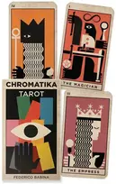 Kolekcionuojamos Kortelės - Chromatika Taro Kortos Lo Scarabeo, 78 Kortos, Vadovas, 12.7 x 7.5 x 4.5 cm, Daugiaspalvė