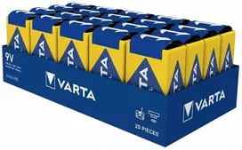 VARTA Industrial 9V šarminės baterijos 20 vnt. – ilgai veikianti energija