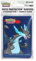 Kolekcionuojamos Kortelės - Ultra PRO Mega Charizard X 65 Sleeves 66x91 mm Juoda