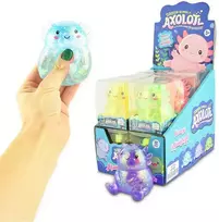 Dėlionė Hobilt Blizgantis aksolotlis squishy 8 cm – sensorinis raminantis žaislas vaikams