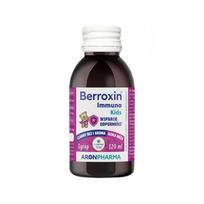 Aronpharma Berroxin Immuno Kids šeivamedžio uogų ir aronijų sirupas vaikams 120 ml