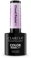 Claresa Spalvotas, išsisklaidantis UV/LED debesies hibridinis lakas „Soak Off Cloud Pastel“ 6, 5 g.
