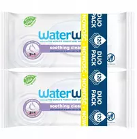 WATER WIPES Ekologiškos drėgnos servetėlės vaikams su levandų ekstraktu 2x60 vnt.