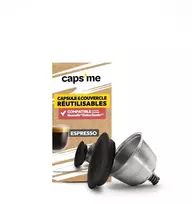 Italian Coffee „Caps Me CAPSME Dolce Gusto“ daugkartinio naudojimo kapsulė (ilgoji) ir silikoninis dangtelis x 1