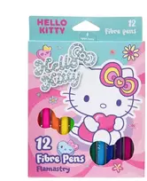 HelloKitty Hello_Kitty Flomasteriai, Hello Kitty vienpusiai, 12 vnt.
