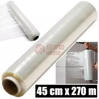 Permatoma pakavimo plėvelė STRETCH 45 cm x 270 m skaidri