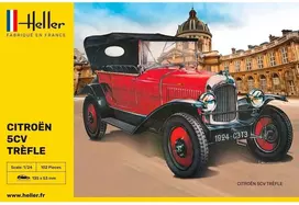 Heller Citroen Trefle 1/24 plastikinis modelio rinkinys su dažais pradedantiesiems