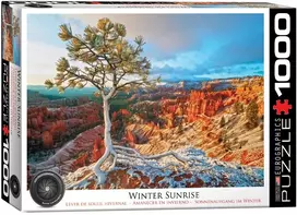 Eurographics 1000 detalių dėlionė „Saulėtekis žiemą“ – 67×49 cm, suaugusiems ir paaugliams